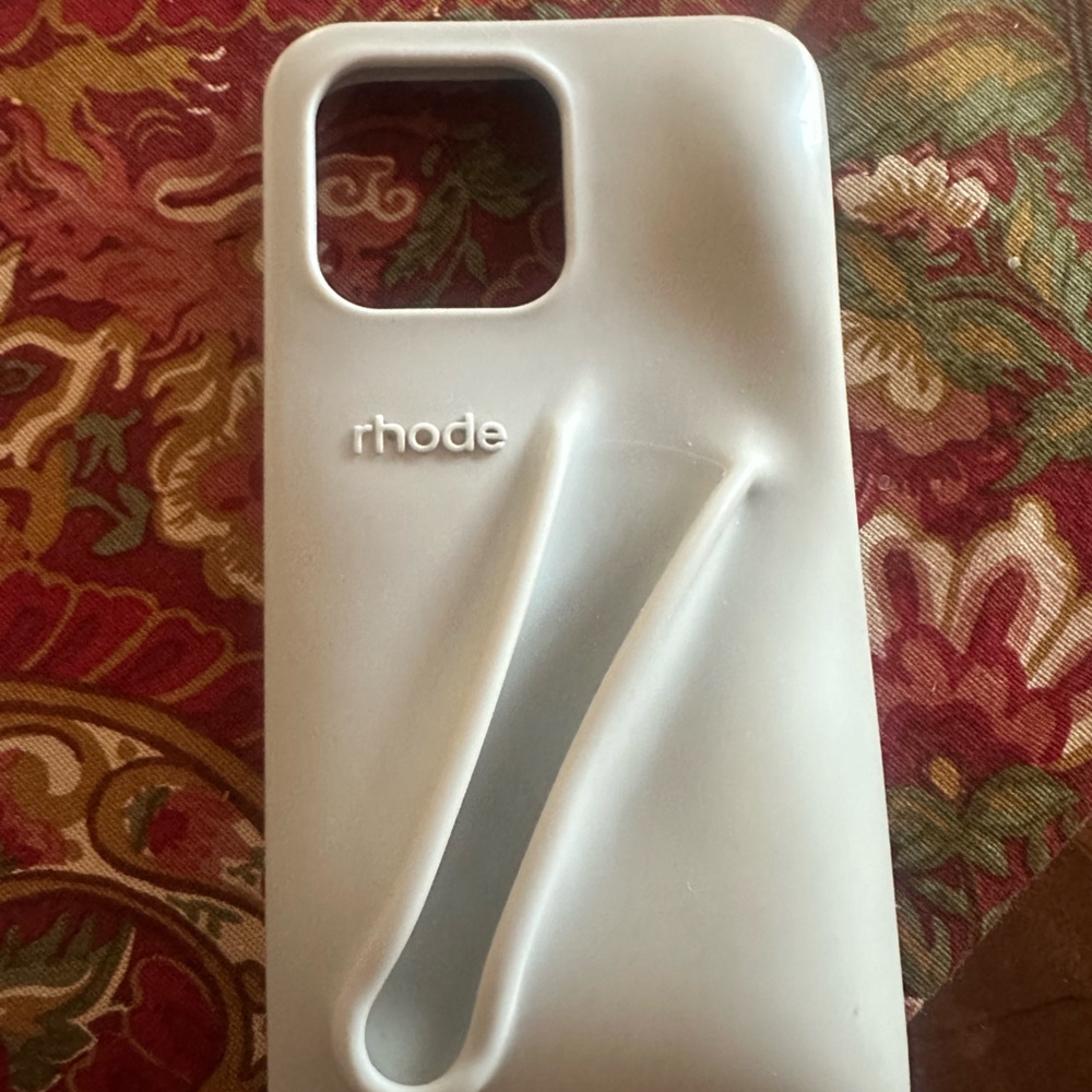 RHODE Light Gray Phone Case Iphone 14 pro max